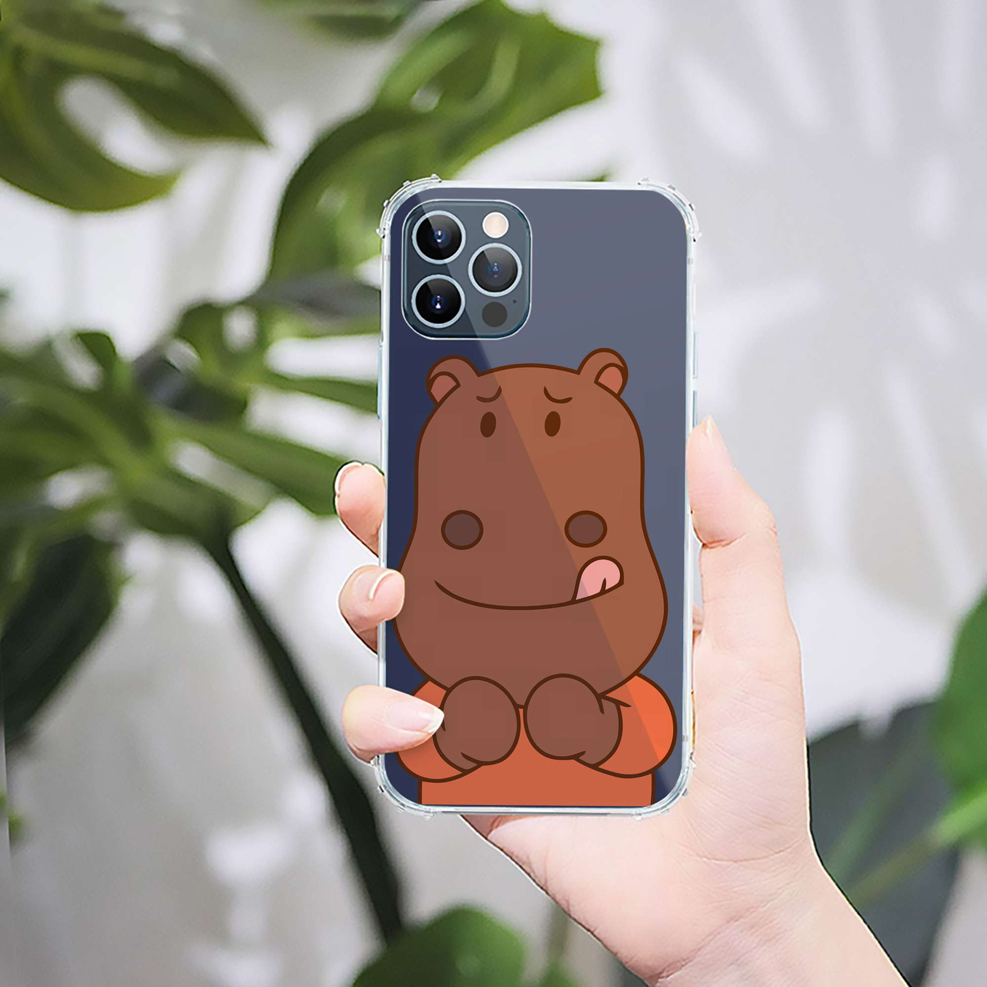 （画像用） アンパンマン Anpanman 【iPhone 12シリーズ対応】透明スマホケース（クリアソフトケース）